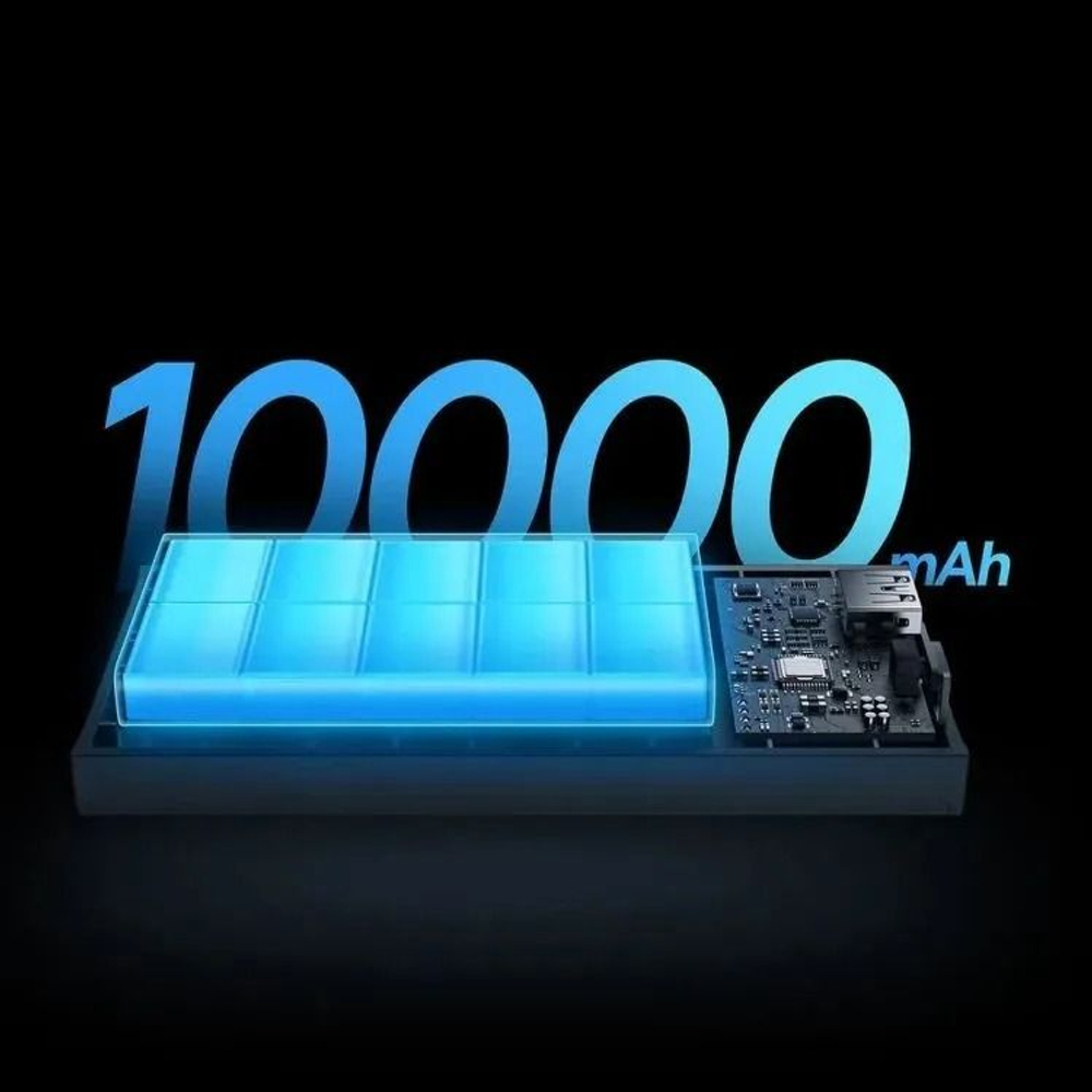 Внешний аккумулятор повербанк чёрный Power Bank 10000mAh 30W BASEUS PPADM2-10