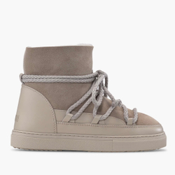 Высокие комбинированные кеды INUIKII Sneaker Classic Grey на меху