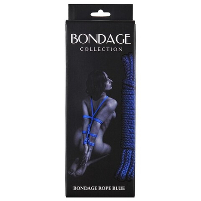 Веревка для связывания Bondage Rope (9 м , синий) (Цвет: синий)