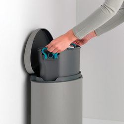 Мусорный бак с педалью 30л FB Brabantia Минерально-серый