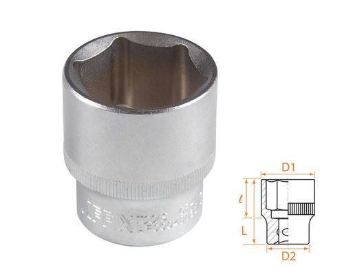 AFFIX (AF00040030) Головка торцевая стандартная шестигранная 1/2", 30 мм