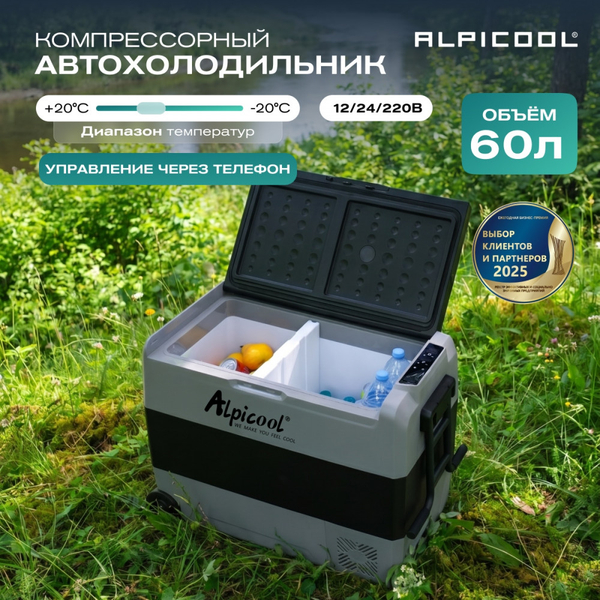 Автохолодильник Alpicool ET60 (12/24)