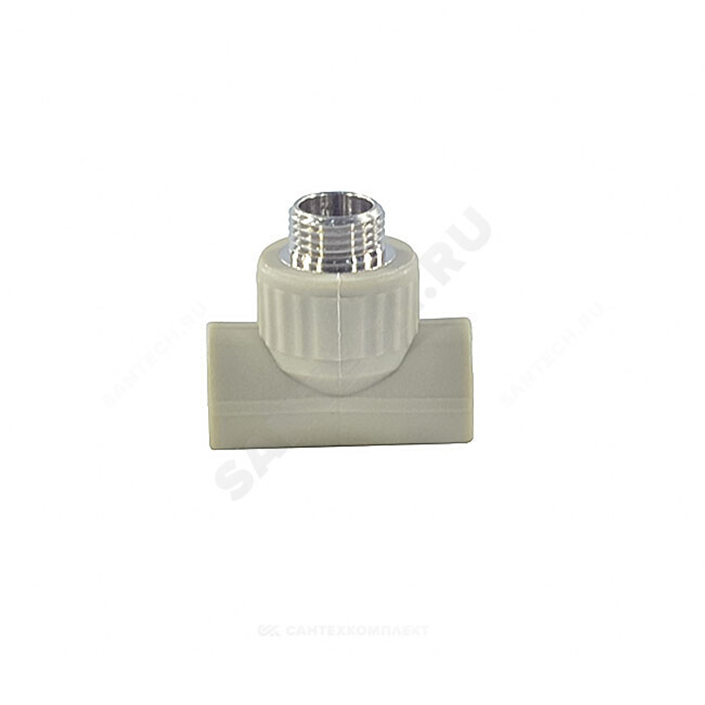 Тройник PP-R комбинированный серый Дн 32х1" НР VALFEX 10128032Г
