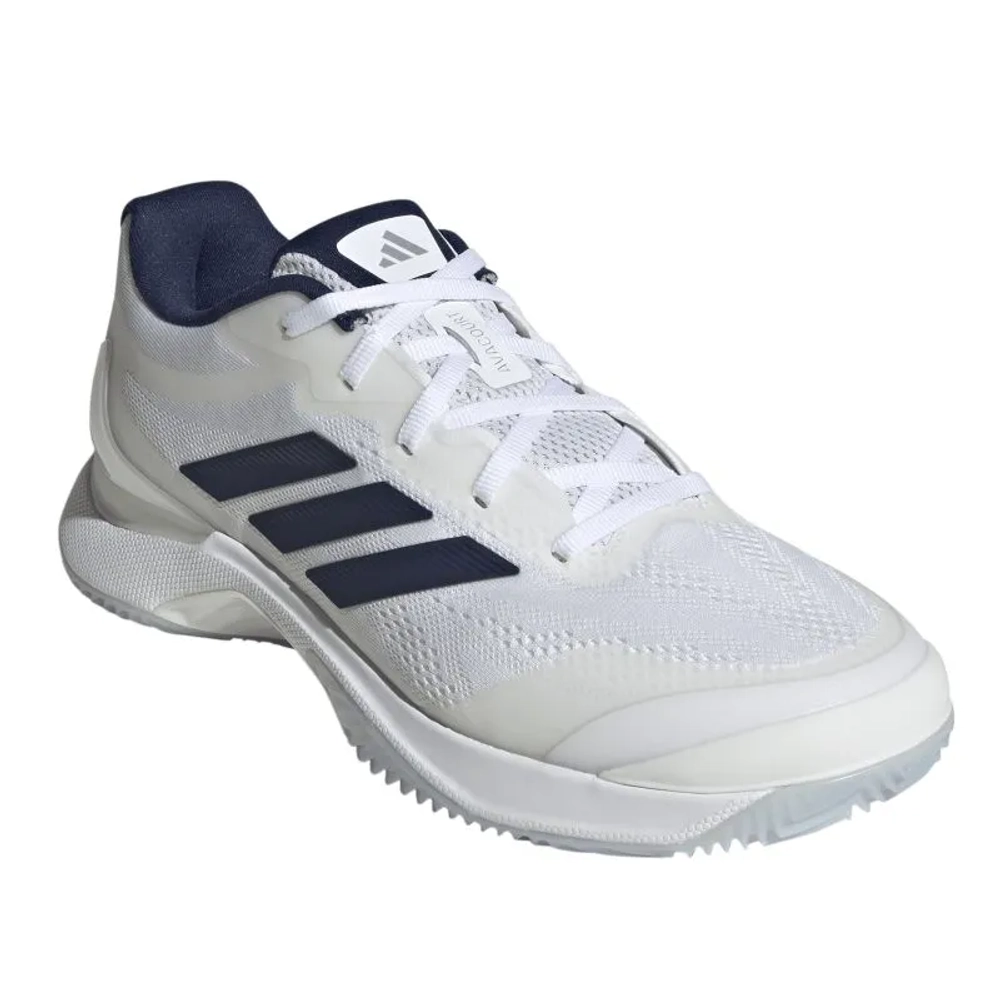 Женские теннисные кроссовки Adidas Avacourt 3 Clay - cloud white/dark blue/crystal sky