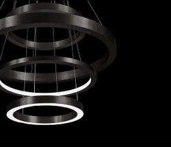 люстра реплика Light Ring Lamp by HENGE style ( 4 rings )