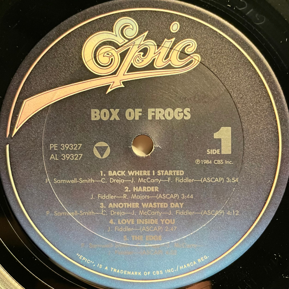 Box Of Frogs ‎– Box Of Frogs (США)