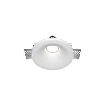 Встраиваемый точечный светильник 1*GU10 DL002-1-01-W-1 белый Gyps Modern Maytoni