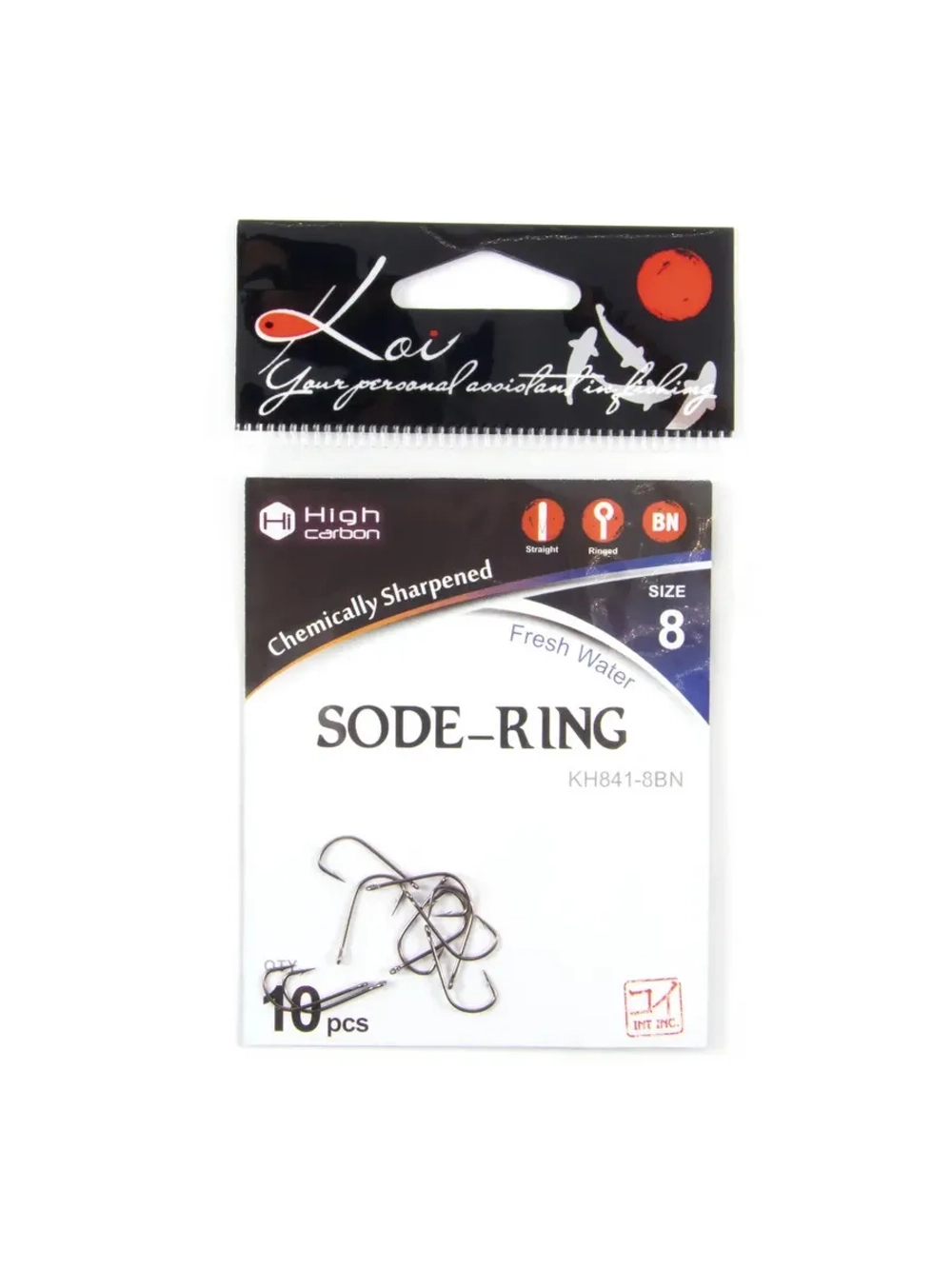 Крючок KOI "SODE-RING", размер 8 (INT)/8 (AS)