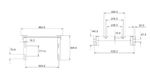 Крепление раковины H5 сталь NOFER 303B белый