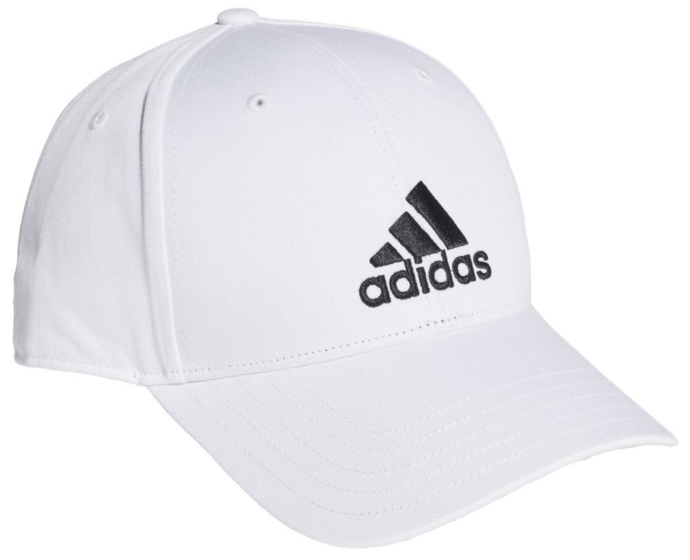 Теннисная кепка Adidas Baseball Cap Cotton - white/white/black