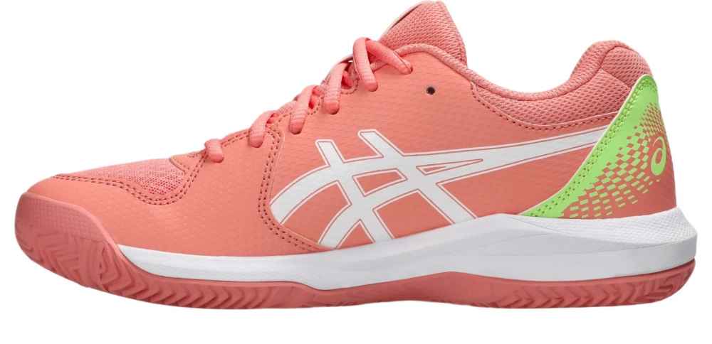 Женские кросовки для Padel Asics Gel-Dedicate 8 Padel - guava/white