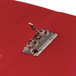 Папка с зажимом Brauberg Contract, 700мкм, корешок 21мм с карманом, красная