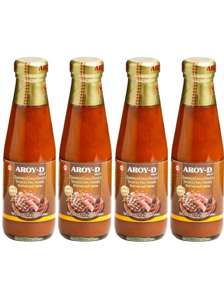 Соус копчёный чили Aroy-D Smoked Chilli 200 г x 4 шт