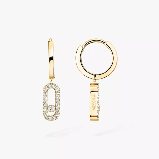 Серьги Messika Move Uno hoop earrings
