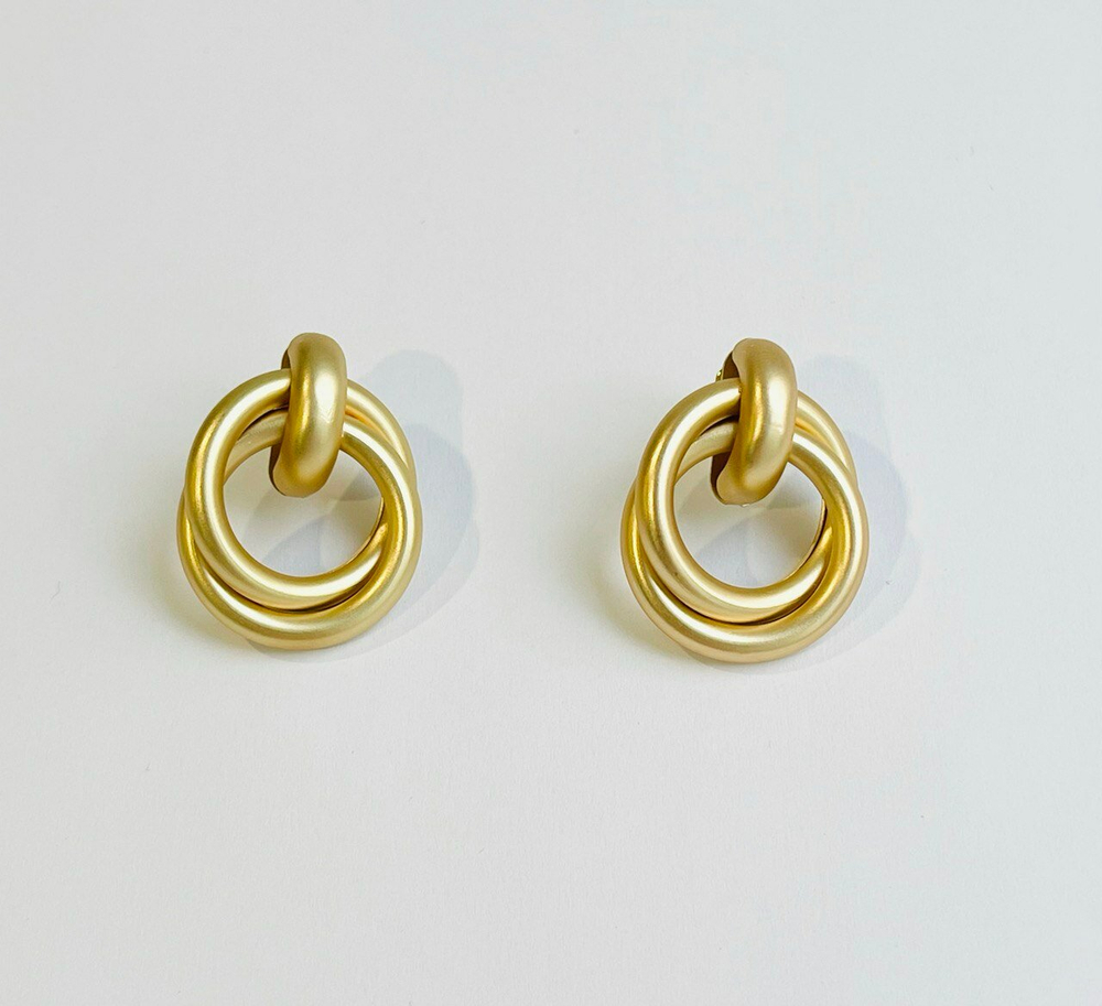 Серьги кольца 827386