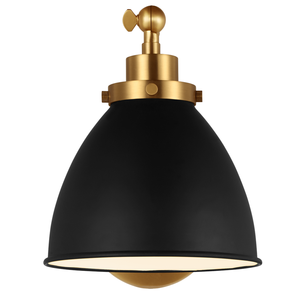 Настенный светильник Visual Comfort Wellfleet Single Arm Dome Task Sconce