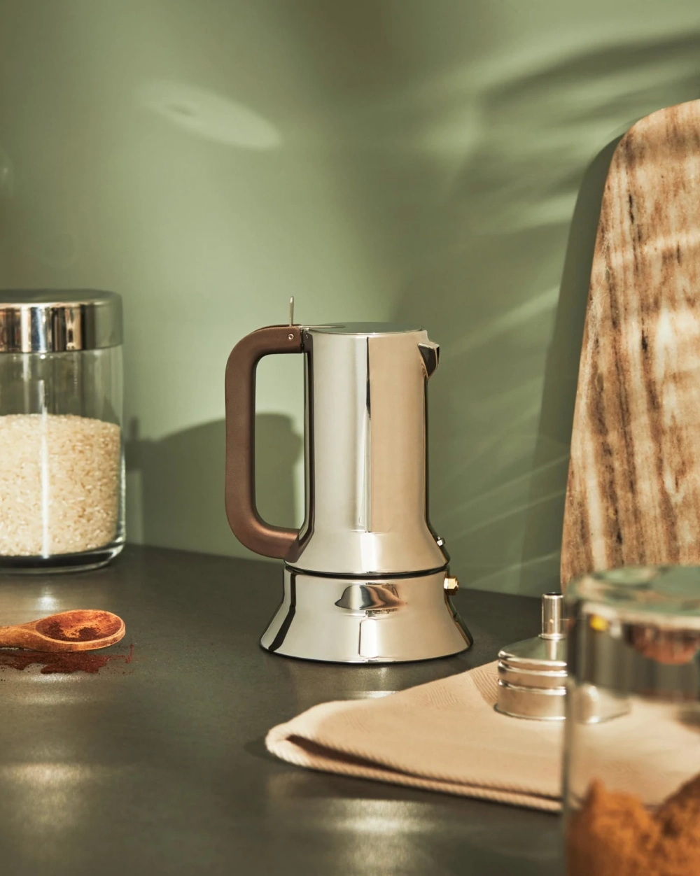 Alessi турка кофеварка для эспрессо под давлением на 6 чашек. 9090/6