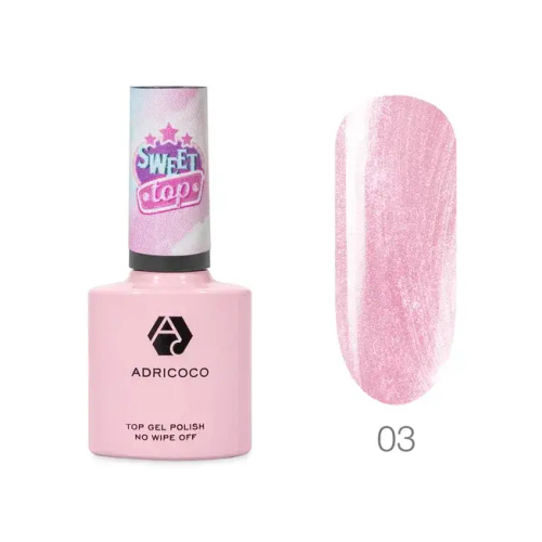 Топ перламутровый SWEET TOP ADRICOCO №3, 8 мл