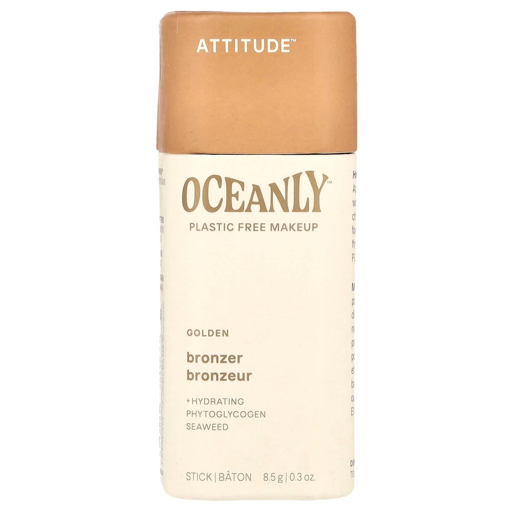 ATTITUDE, Oceanly™, бронзер, золотистый, 8,5 г (0,3 унции)