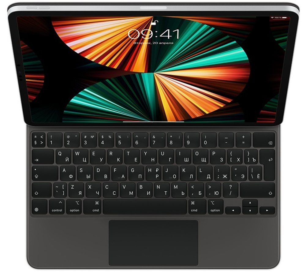 Чехол-клавиатура Apple Magic Keyboard для iPad Pro 12,9", Черный (Black) MJQK3