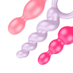 Satisfyer Plugs (Set of 3) Booty call Набор анальных пробок