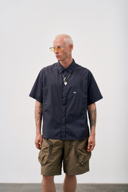 Рубашка Blue Monte Lightweight and Breathable Short-Sleeved Shirt "Cliff Gray"