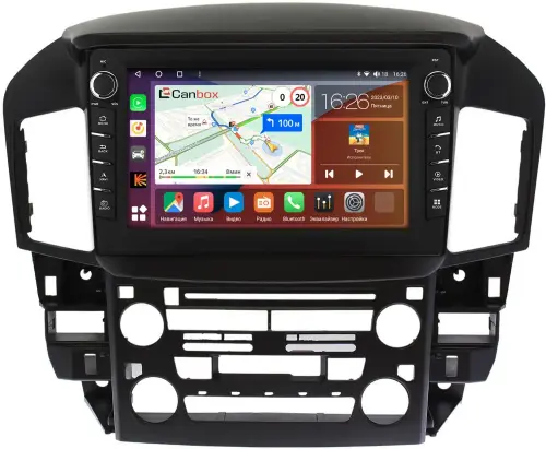 Магнитола для Lexus RX300 U10, Toyota Harrier 1 1997-2003 (взамен монохрома) - Canbox 9218 Android 10, Быстрая, CarPlay, 4G SIM-слот