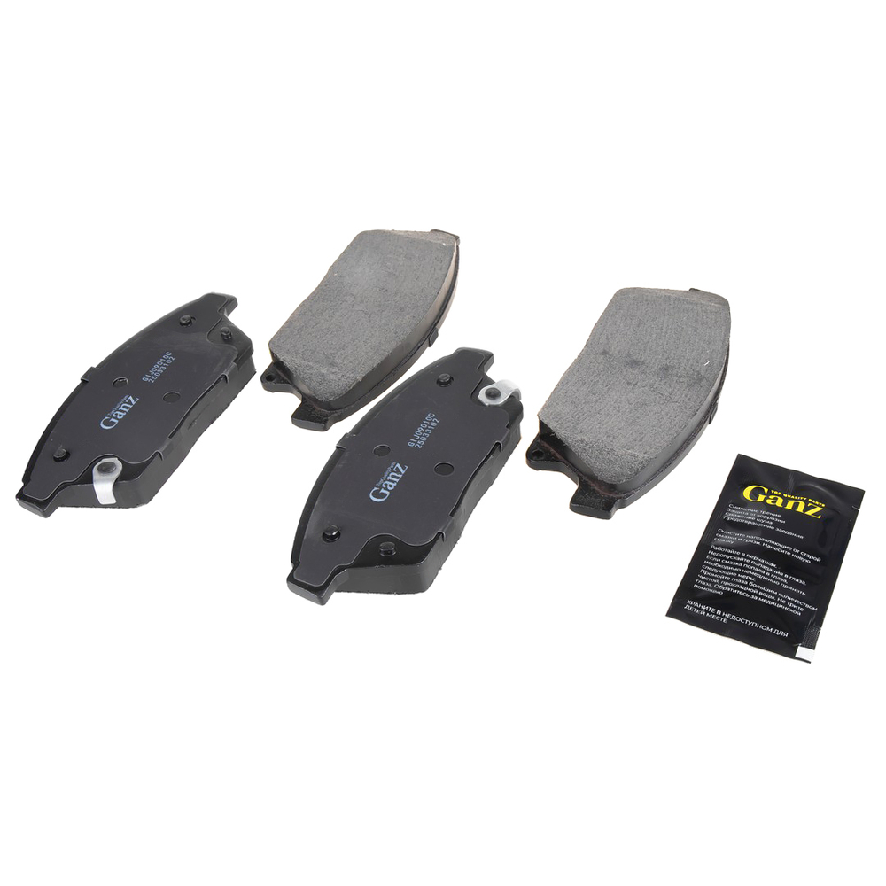 Колодки передние PRO-Line Ceramic CHEVROLET Cruze/OPEL Astra J all 08/Zafira 12 GANZ GIJ09010C