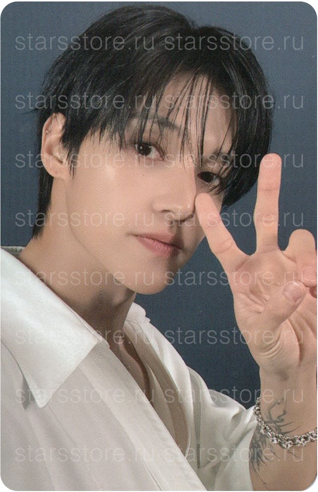 Фотокарта Wooyoung ATEEZ - GOLDEN HOUR : Part.4 (DEAR MY MUSE)