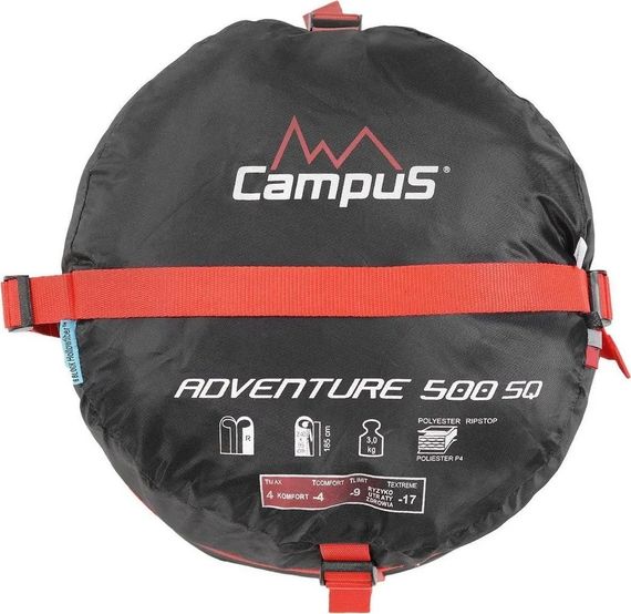 Спальный мешок Campus ADVENTURE 500SQ R-zip (одеяло, -17°С, 240x95 см)