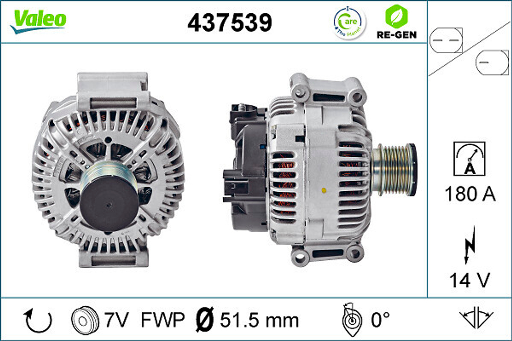 VALEO - 437539-VAL - Alternator