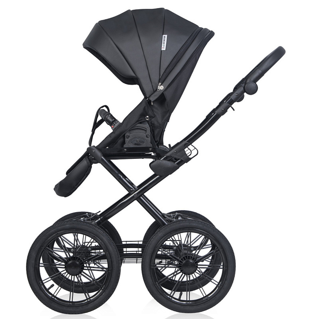 Коляска MONTANA X ECCO Prestige (2 в 1) (RIKO BASIC) 12 Black (черный)