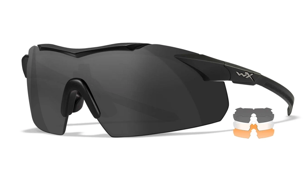 Очки Wiley X WX Vapor Comm (Frame: Matte Black, Lens: Clear + Grey + Rust)