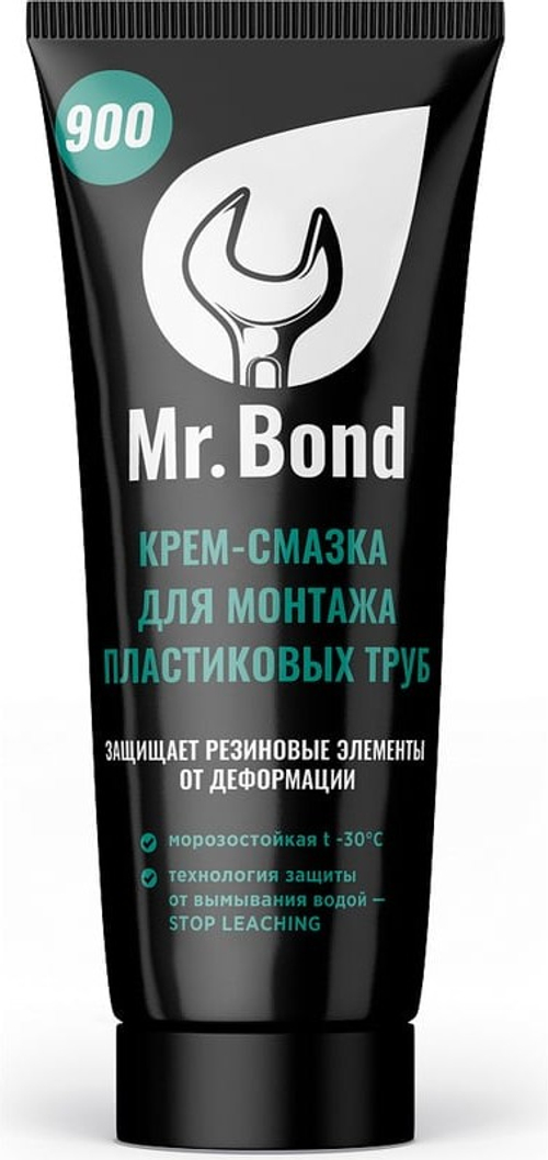 Крем-смазка для пластиковых труб ПВХ  Mr.Bond 900 250 г  9879