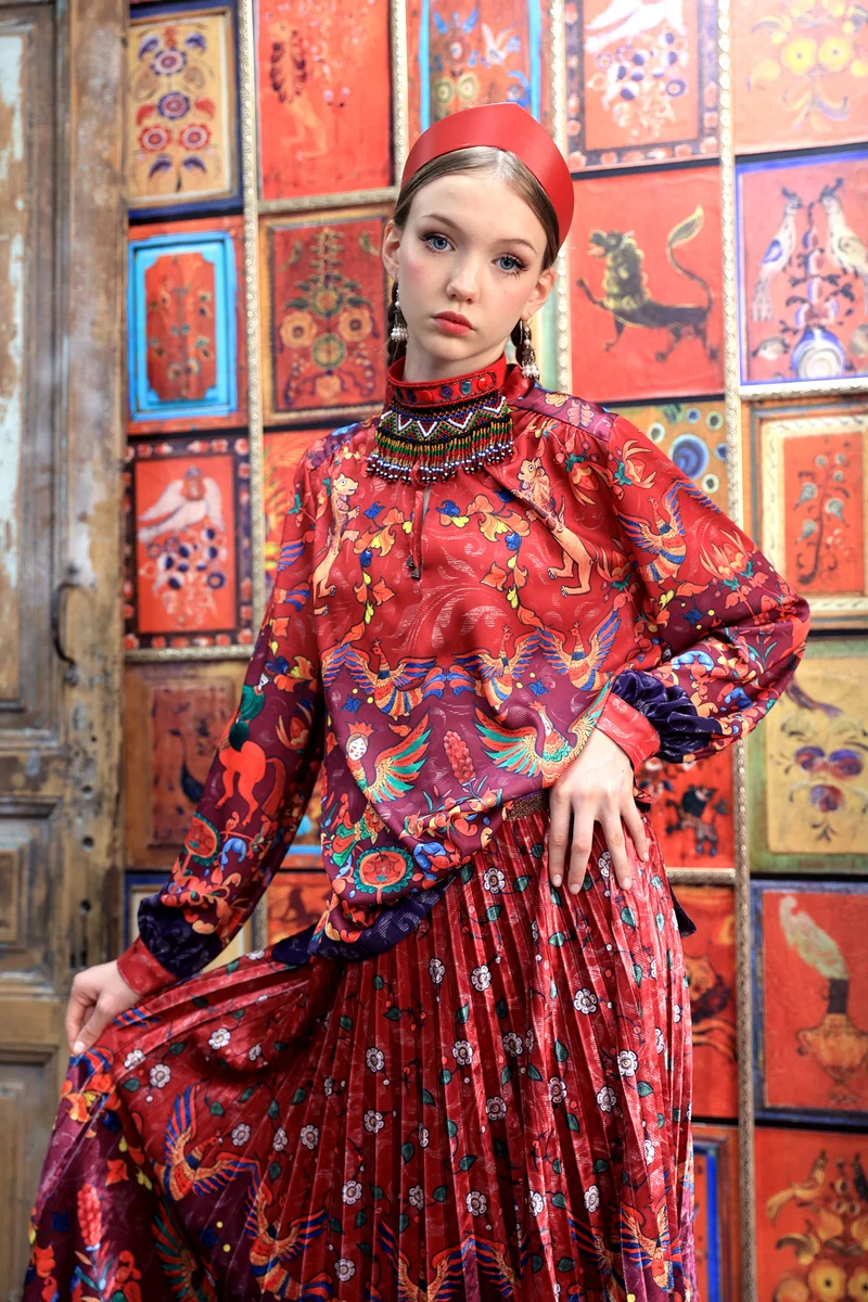 Блуза "Маруся. Масленица"