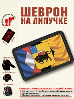 Шеврон "Флаг и герб Энгельса" dtf