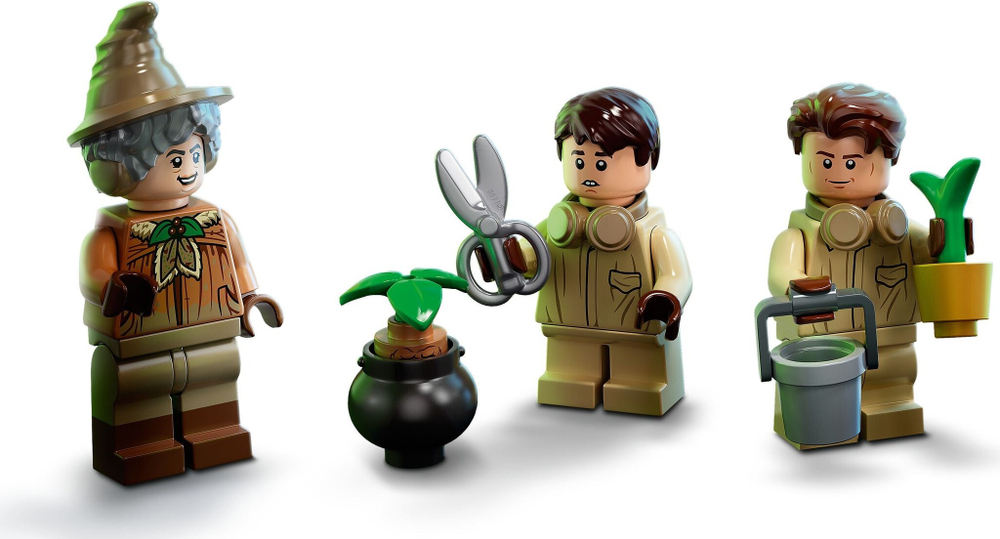 Конструктор LEGO 76384 Момент в Хогвартсе: Урок гербологии