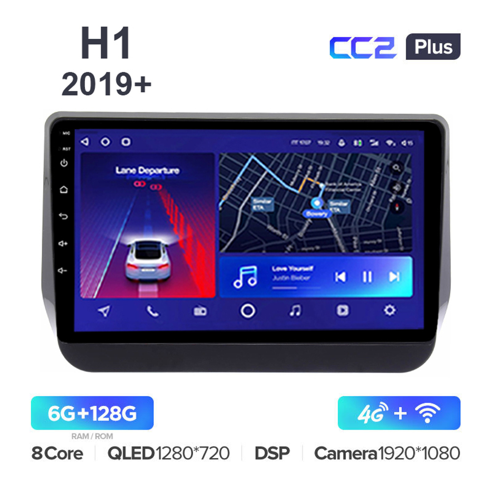 Teyes CC2 Plus 9"для Hyundai H1 2019+