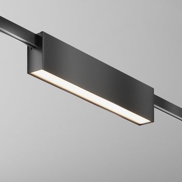 Магнитный трековый светодиодный светильник 12W 4000К 24V TR151-1-12W4K-B чёрный Basis Flarity Maytoni