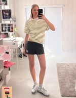 Женские шорты из мягкой ткани с вышивкой - BERSHKA