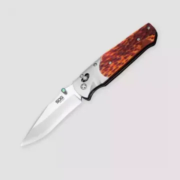 Складной нож SOG Arcitech SG_A01 c клинком из стали VG-10, рукоять Кость (Jigged Bone)