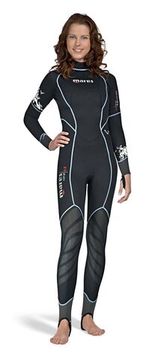 Гидрокостюм женский Mares Coral монокостюм 0,5 мм черный