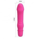 Мини вибратор "Stev" 13,5 x 2,9 см. розовый