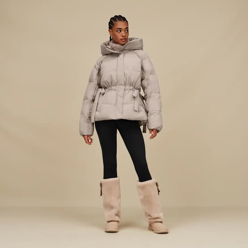 UGG Утепленная куртка Renly, серо-бежевый