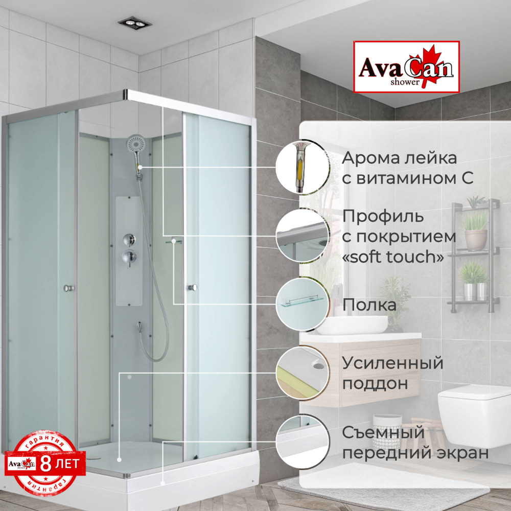 Душевая кабина Avacan CK2090N без крыши
