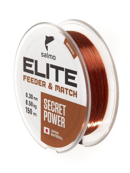Леска монофильная Salmo Elite FEEDER &amp; MATCH 150 м, 0,30 мм