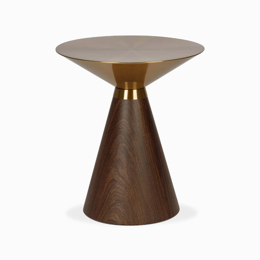 Кофейный столик COSMO Vaso Gold диаметр 49