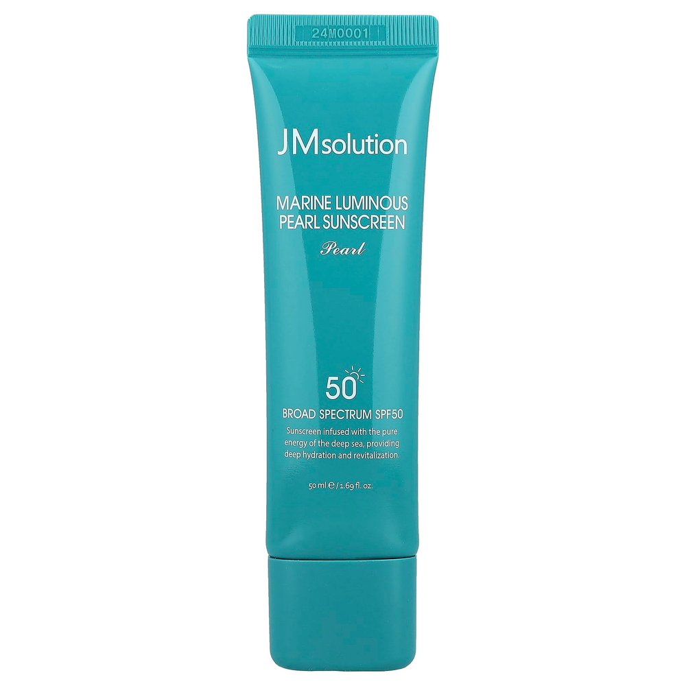 JM Solution, Солнцезащитное средство с морским перламутром, SPF 50, 50 мл (1,69 жидк. Унции)