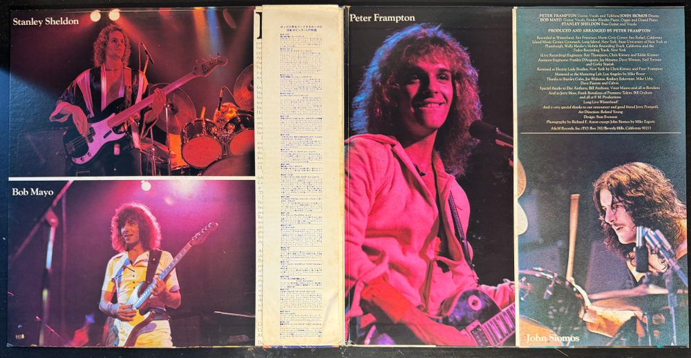 Peter Frampton ‎– Frampton Comes Alive! 2LP (Япония 1976г.)