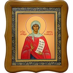 Мария (Голиндуха) Персидская Святая мученица. Икона на холсте.